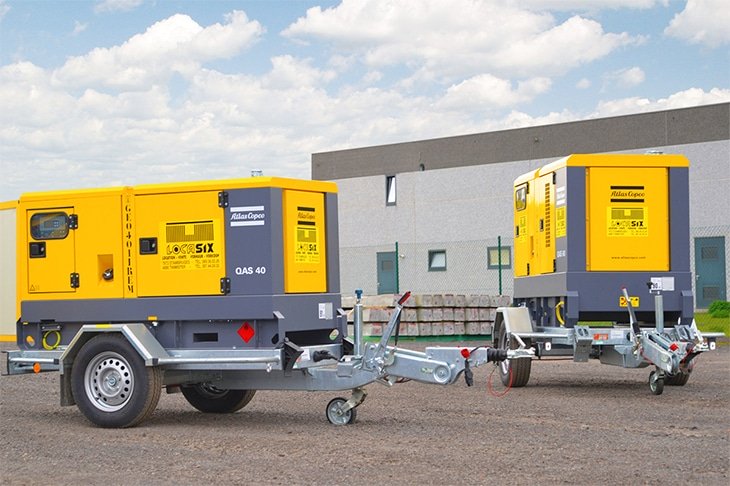 Nieuw: Verhuur van mobiele stroomgroepen