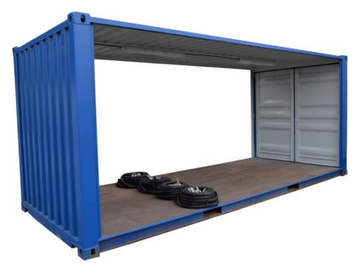 Container de stockage assemblage