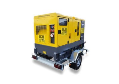 Locasix - Groupe électrogène sur remorque Atlas Copco QAS 60