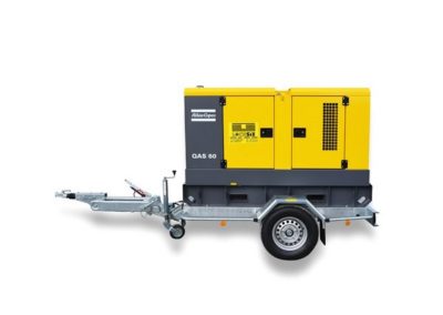 Groupe électrogène sur remorque Atlas Copco QAS 60