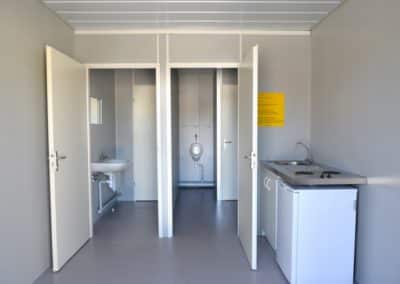 Vue intérieure du container sanitaire autonome ASHFK - Locasix