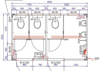 Plan du module sanitaire CS3