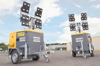 Locasix - Groupe électrogène mât d'éclairage en location Locasix - Groupe électrogène mât d'éclairage en location