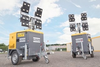Locasix - Groupe électrogène mât d'éclairage en location
