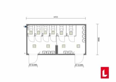 module sanitaire en location